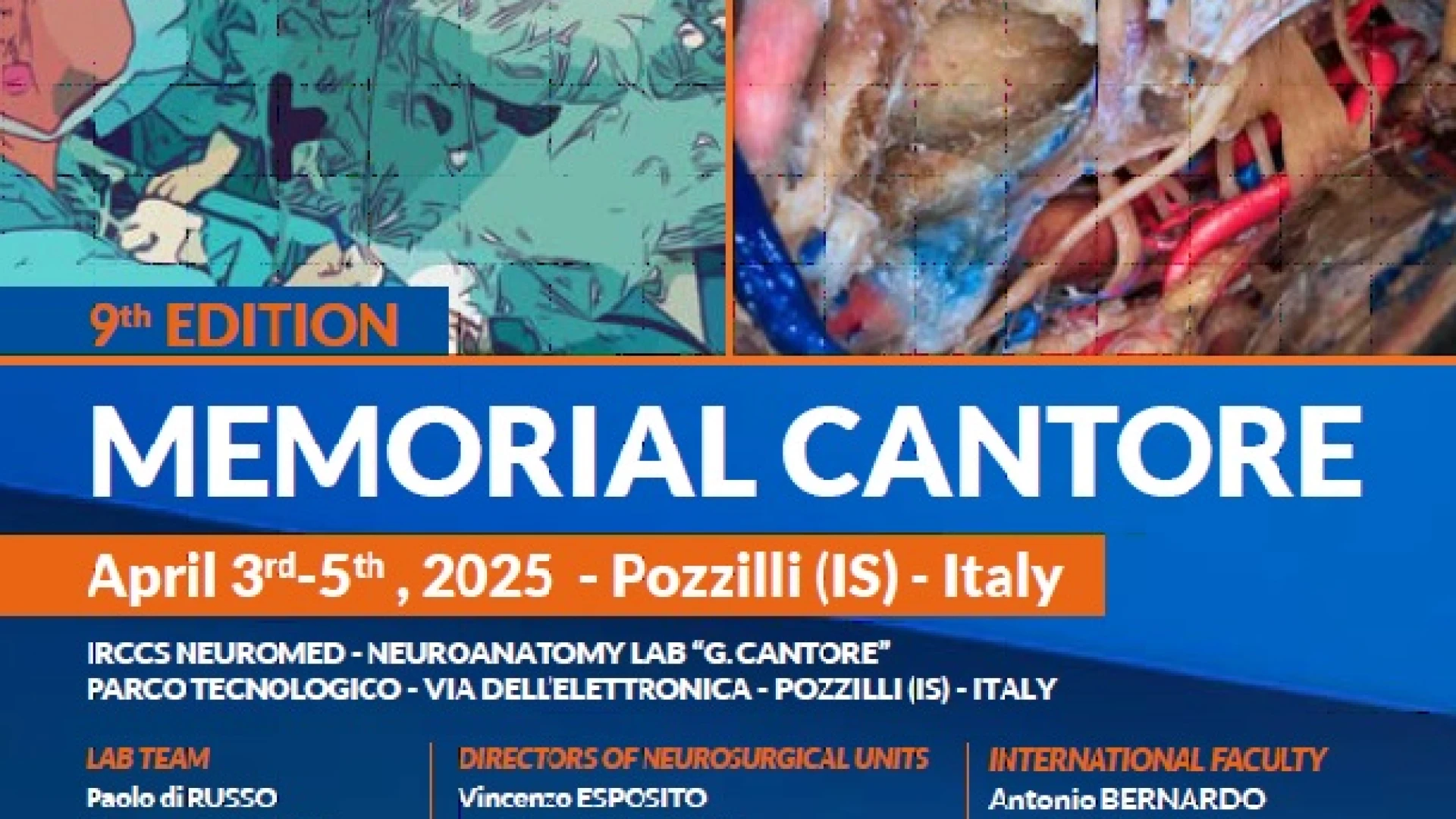 Al Neuromed il Memorial Cantore: l’insegnamento del passato per la neurochirurgia del futuro